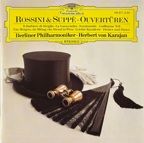 Rossini*, Suppé* - Berliner Philharmoniker, Herbert von Karajan - Ouvertüren (CD, Comp, RE, PMD) (Near Mint (NM or M-))