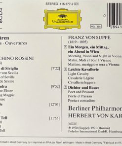 Alternative view of Rossini*, Suppé* - Berliner Philharmoniker, Herbert von Karajan - Ouvertüren (CD, Comp, RE, PMD) (Near Mint (NM or M-))