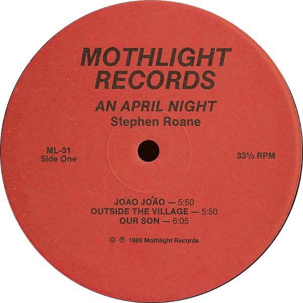 Stephen Roane - An April Night (LP, Album) (Near Mint (NM or M-)) - Image 2