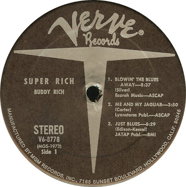 Buddy Rich - Super Rich (LP, Comp, RE) (Mint (M)) - Image 2