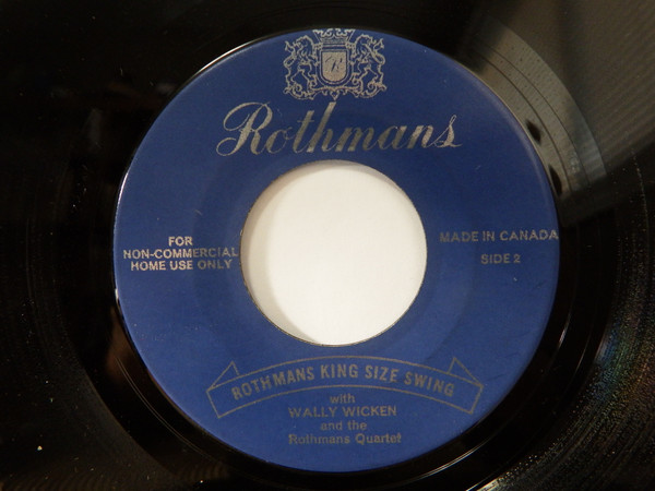 Wally Wicken - Rothmans King Size Serenade (7") (Very Good Plus (VG+)) - Image 2