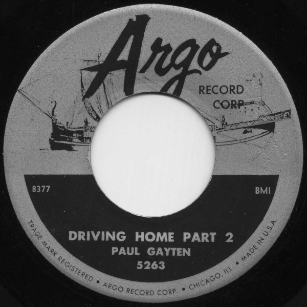 Paul Gayten - Driving Home (7", Single) (Very Good Plus (VG+)) - Image 2
