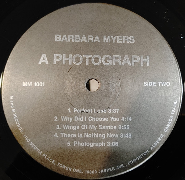 Barbara Myers - A Photograph (LP, Album) (Very Good (VG)) - Image 4