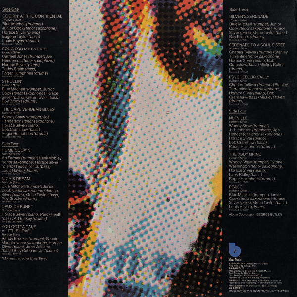 Horace Silver - Horace Silver (2xLP, Comp, Mono, Gat) (Very Good Plus (VG+)) - Image 3