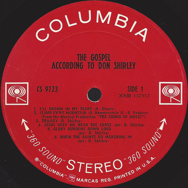 Don Shirley - The Gospel According To Don Shirley (LP, Album) (Very Good Plus (VG+)) - Image 3
