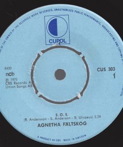 Alternative view of Agnetha Fältskog - S.O.S. (7", Single) (Very Good Plus (VG+))