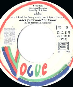 ABBA - Does Your Mother Know / Kisses Of Fire (7", Single) (Very Good (VG)) - Image 3