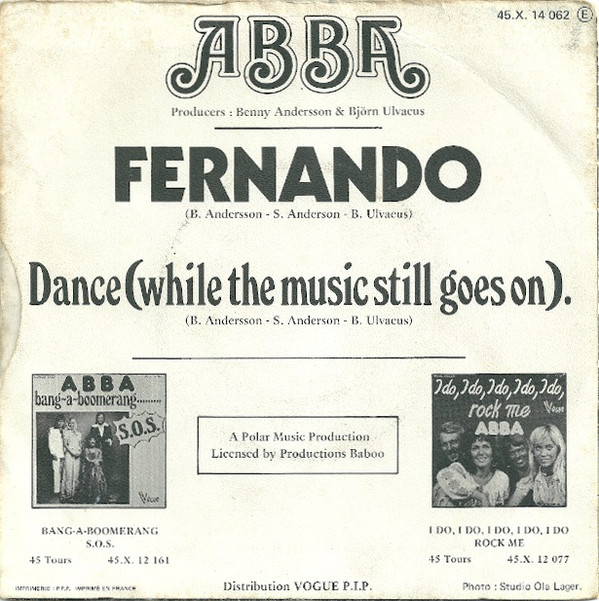 ABBA - Fernando (7", Single) (Very Good Plus (VG+)) - Image 2