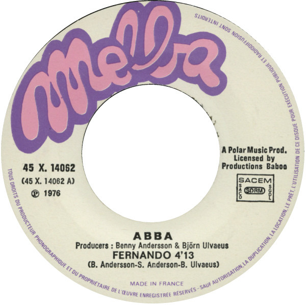 ABBA - Fernando (7", Single) (Very Good Plus (VG+)) - Image 3
