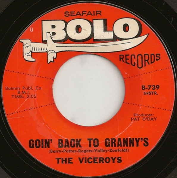 The Viceroys (2) - Goin' Back To Granny's / Get Set (7", Single) (Very Good Plus (VG+))