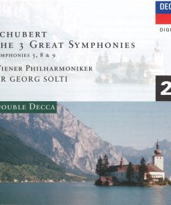 Schubert*, Wiener Philharmoniker, Sir Georg Solti* - The 3 Great Symphonies - Symphonies 5, 8 & 9 (2xCD, Comp, RM) (Near Mint (NM or M-))