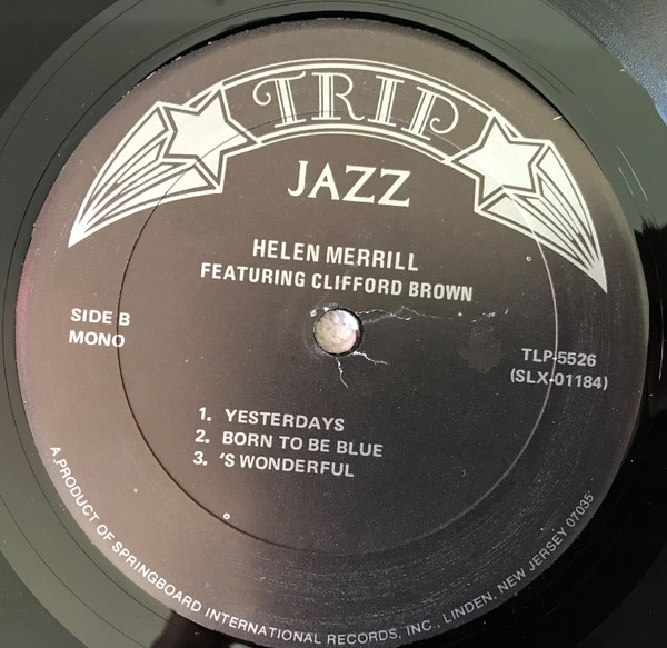 Helen Merrill Featuring Clifford Brown - Helen Merrill Featuring Clifford Brown (LP, Album, Mono, RE) (Near Mint (NM or M-)) - Image 4