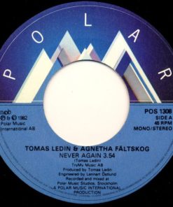 Tomas Ledin, Agnetha Fältskog - Never Again (7", Single) (Very Good Plus (VG+)) - Image 3