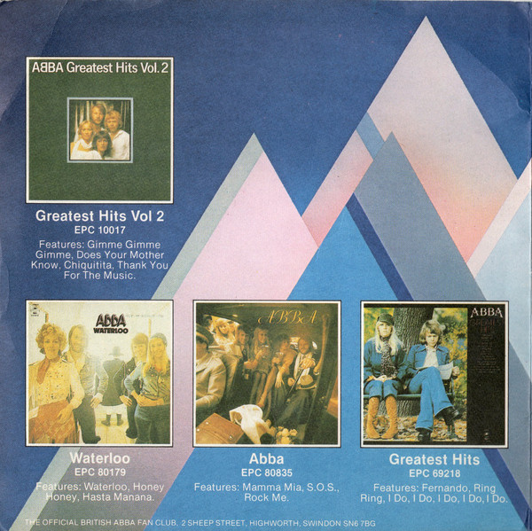 ABBA - I Have A Dream b/w Take A Chance On Me (Recorded Live At Wembley) (7", Single, S/Edition, Gat) (Very Good Plus (VG+)) - Image 2