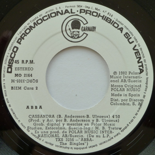ABBA - The Day Before You Came (7", Single, Promo, W/Lbl) (Very Good Plus (VG+)) - Image 4