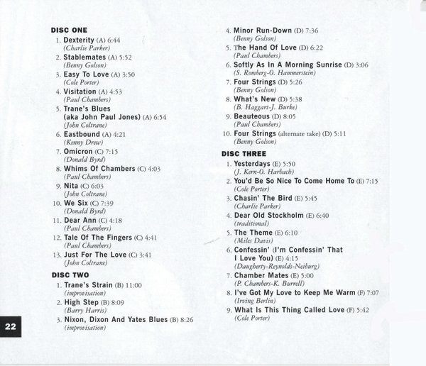 Paul Chambers (3) - Mosaic Select (Box, Comp, Ltd, Num + 3xCD, Mono) (Mint (M)) - Image 3