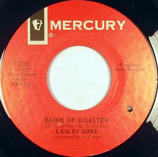 Lesley Gore - Brink Of Disaster (7", Single, Styrene) (Very Good (VG))