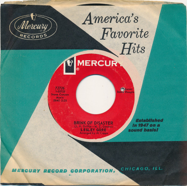 Lesley Gore - Brink Of Disaster (7", Single, Styrene) (Very Good (VG)) - Image 3