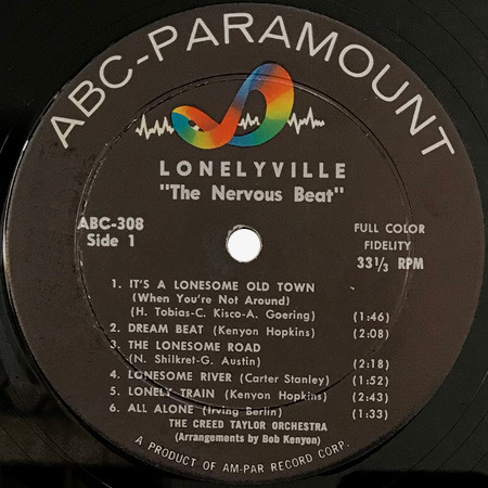 The Creed Taylor Orchestra - Lonelyville "The Nervous Beat" (LP, Mono) (Very Good Plus (VG+)) - Image 3