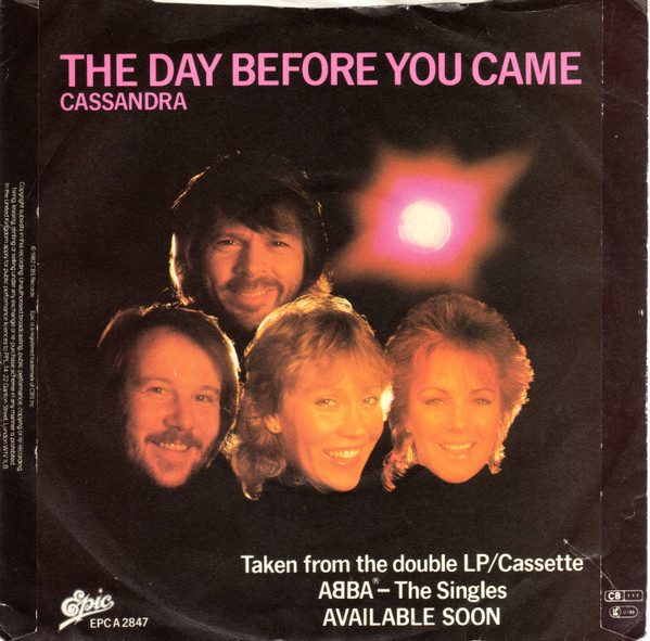 ABBA - The Day Before You Came (7", Single, Inj) (Very Good Plus (VG+)) - Image 2