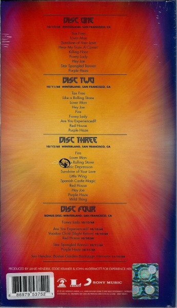 The Jimi Hendrix Experience - Winterland (5xCD, Comp, Ltd, RM + Box, Dig) (Near Mint (NM or M-)) - Image 2