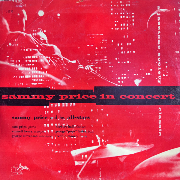 Sammy Price And His All-Stars - Sammy Price In Concert (LP, Album, Ora) (Very Good Plus (VG+))