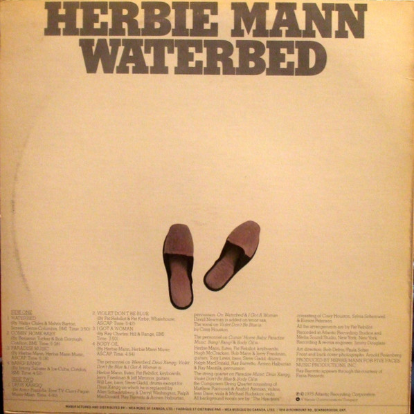 Herbie Mann - Waterbed (LP, Album) (Very Good Plus (VG+)) - Image 2