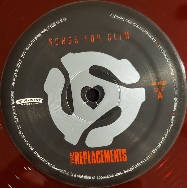 The Replacements - Songs For Slim (12", EP, Red) (Mint (M)) - Image 3