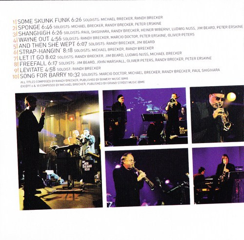 Randy Brecker w/ Michael Brecker − Jim Beard, Will Lee, Peter Erskine, Marcio Doctor + The WDR Big Band Köln* Arr. And Conducted By Vince Mendoza - Some Skunk Funk - Live At Leverkusener Jazztage (SACD, Hybrid, Multichannel, Album) (Near Mint (NM or M-)) - Image 4