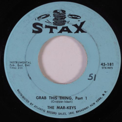 The Mar-Keys - Grab This Thing (7", Single) (Very Good Plus (VG+))