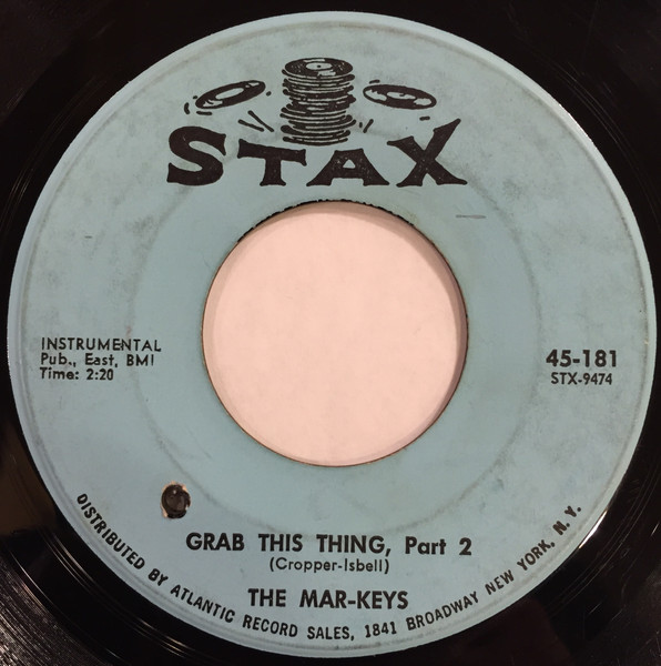 The Mar-Keys - Grab This Thing (7", Single) (Very Good Plus (VG+)) - Image 2