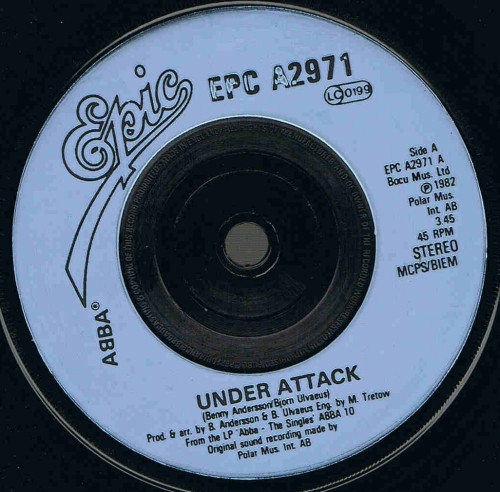 ABBA - Under Attack / You Owe Me One (7", Single, Inj) (Very Good Plus (VG+)) - Image 3