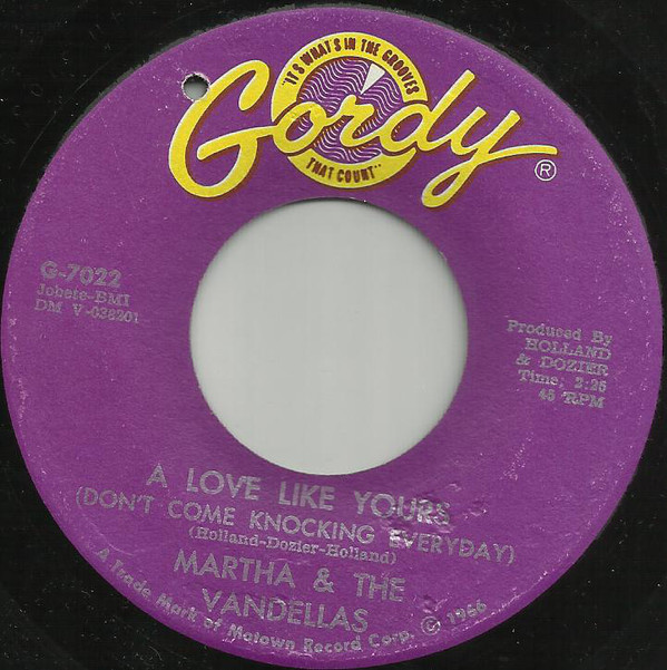 Martha & The Vandellas* - Heat Wave (7", Single, RE) (Very Good Plus (VG+)) - Image 2