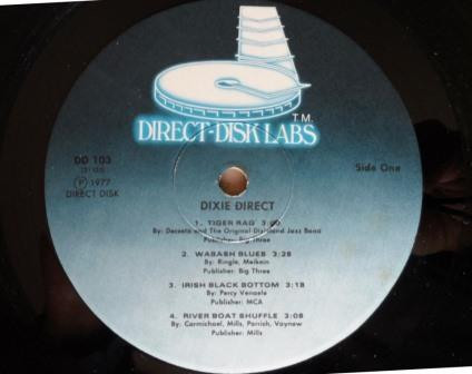 Rosie O'Grady's Good Time Jazz Band - Dixie-Direct Featuring Rosie O'Grady's Good Time Jazz Band (LP, Album, Ltd, Gat) (Mint (M)) - Image 3