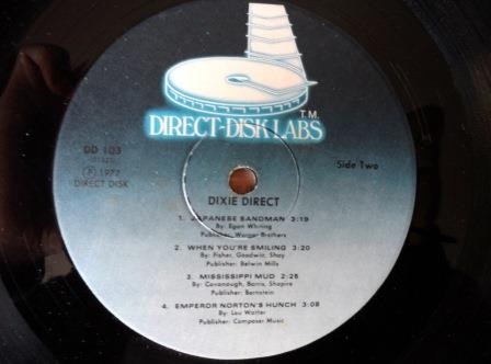 Rosie O'Grady's Good Time Jazz Band - Dixie-Direct Featuring Rosie O'Grady's Good Time Jazz Band (LP, Album, Ltd, Gat) (Mint (M)) - Image 4