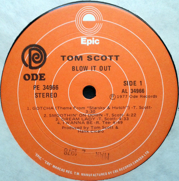 Tom Scott - Blow It Out (LP, Album) (Very Good Plus (VG+)) - Image 3