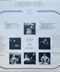 Alternative view of Barbara Fisher - Live (LP) (Very Good (VG))
