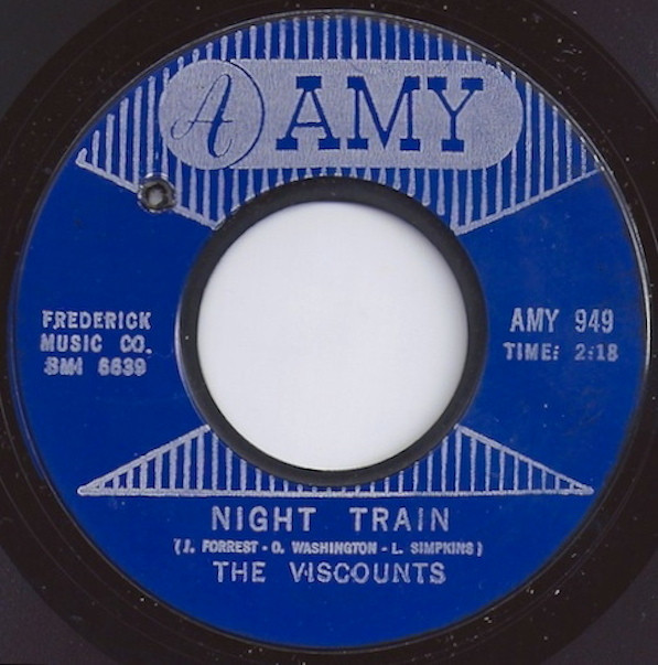 The Viscounts - Night Train / When The Saints Go Marching In (7", Single, Styrene) (Very Good Plus (VG+))