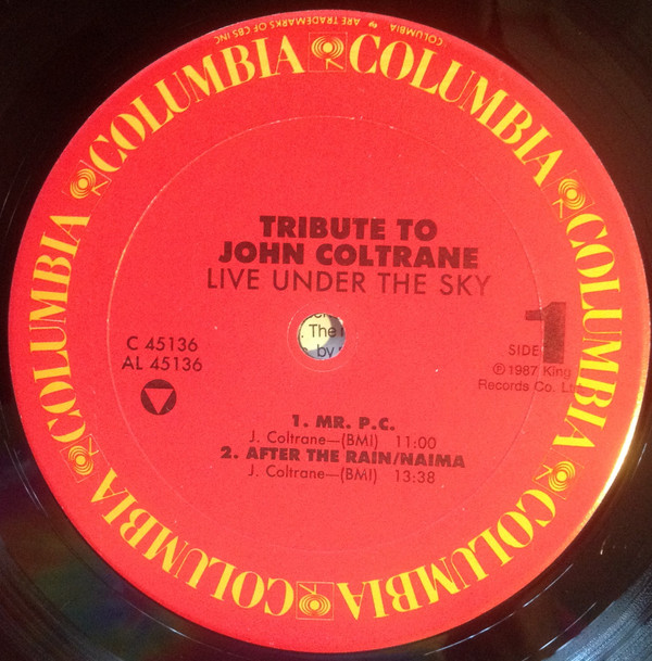 Wayne Shorter, Eddie Gomez, Jack De Johnette*, Dave Liebman*, Richie Beirach* - Tribute To John Coltrane - Live Under The Sky (LP, Album) (Near Mint (NM or M-)) - Image 5