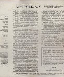 Alternative view of George Russell And His Orchestra* - New York, N.Y. (LP, Album, Mono) (Very Good (VG))