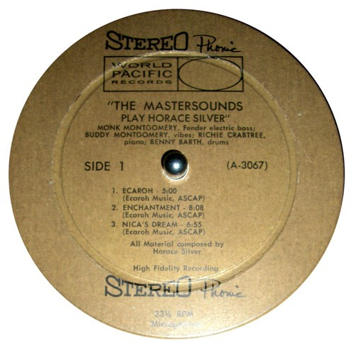 The Mastersounds - The Mastersounds Play Compositions By Horace Silver (LP) (Very Good Plus (VG+)) - Image 3
