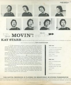 Alternative view of Kay Starr - Movin'! (LP, Album, Mono) (Very Good Plus (VG+))