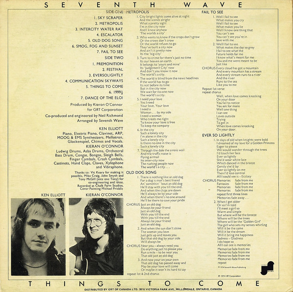 Seventh Wave - Things To Come (LP, Album) (Very Good Plus (VG+)) - Image 4