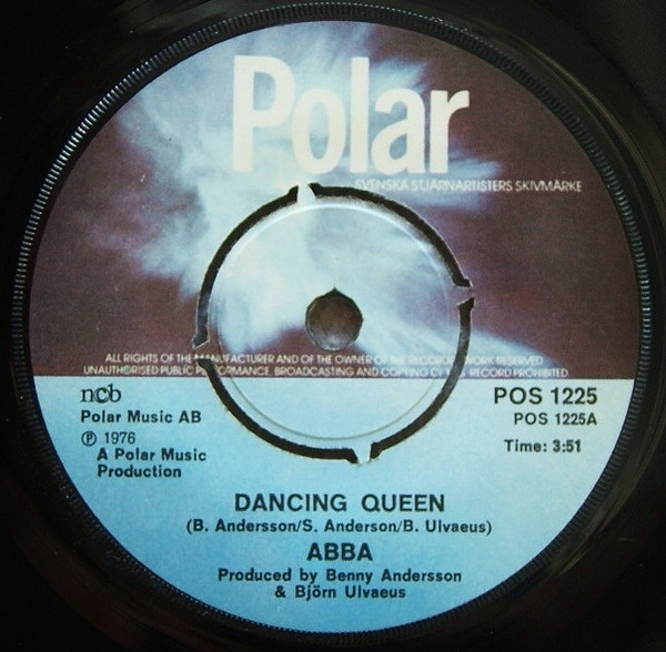 ABBA - Dancing Queen (7", Single, Red) (Very Good Plus (VG+)) - Image 3