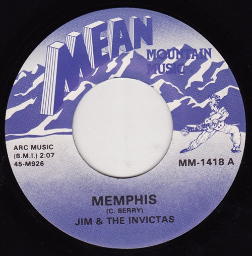 Jim & The Invictas - Memphis / Cottonpickin' / Trippin' (7", EP) (Very Good Plus (VG+))