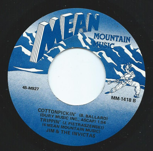 Jim & The Invictas - Memphis / Cottonpickin' / Trippin' (7", EP) (Very Good Plus (VG+)) - Image 2