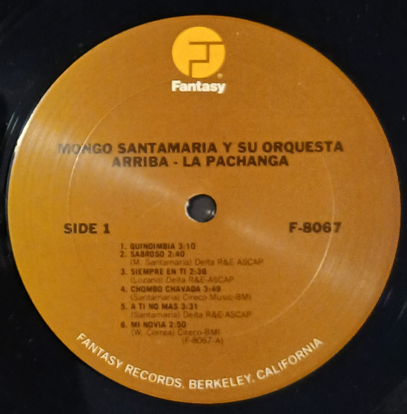 Mongo Santamaria Orchestra* - Arriba-La Pachanga (LP, Album, Mono, RE) (Very Good Plus (VG+)) - Image 3