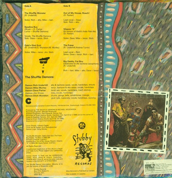 The Shuffle Demons - Streetniks (LP, RE) (Mint (M)) - Image 2