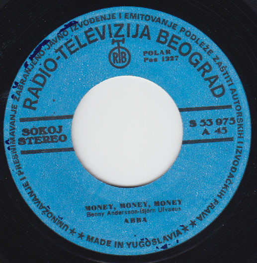 ABBA - Money, Money, Money / Crazy World (7", Single) (Very Good (VG)) - Image 3