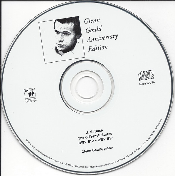 Bach*, Glenn Gould - The French Suites (CD, Comp, RE, Dig) (Near Mint (NM or M-)) - Image 5